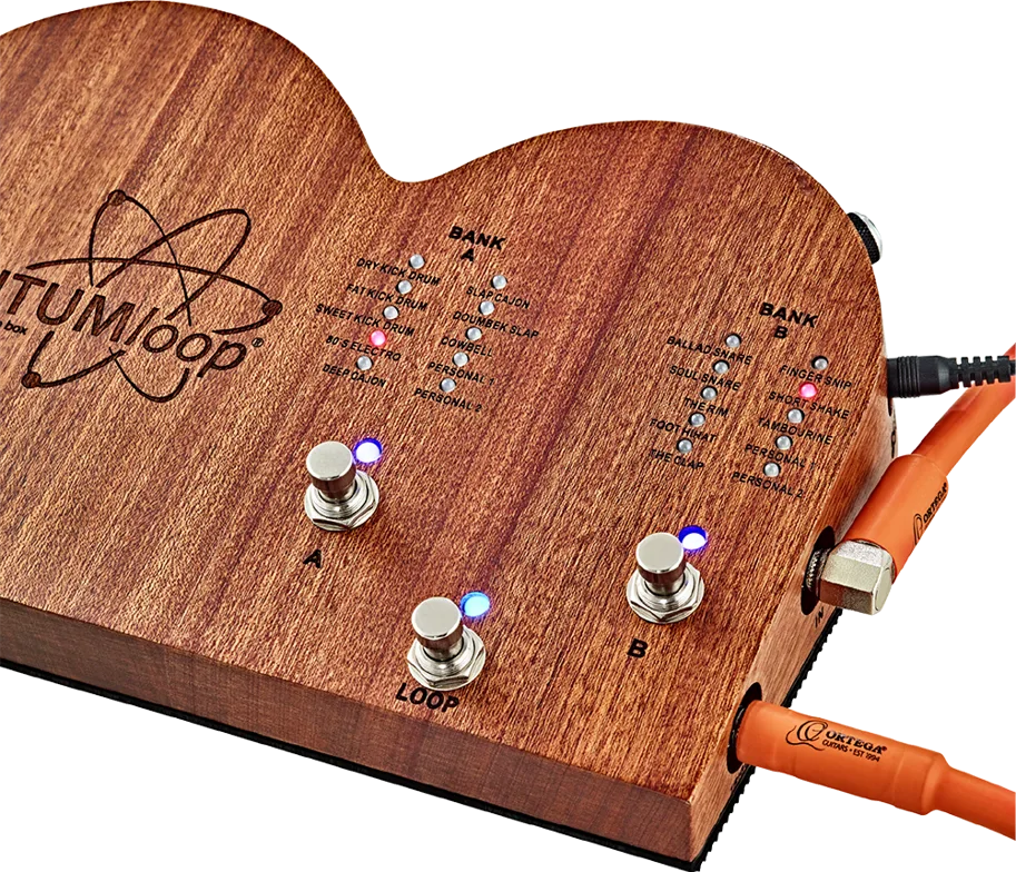 Ortega Effect Series Stomp Box w/ Looper Natural