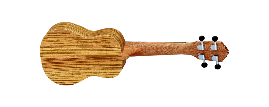 Ukulele Timber Series - Soprano - Zebrano