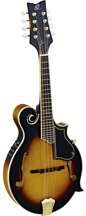Mandoline F-Style - Solid Spruce - Maple B&S - PU