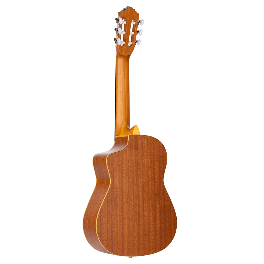 Guitar "Requinto Series" 4/4 - Pro Acoustic-Electric - Medium Neck - Natural Solid Cedar