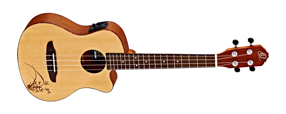 Ukulele - Tenor - Spruce Top - Mahogany B&S - PU