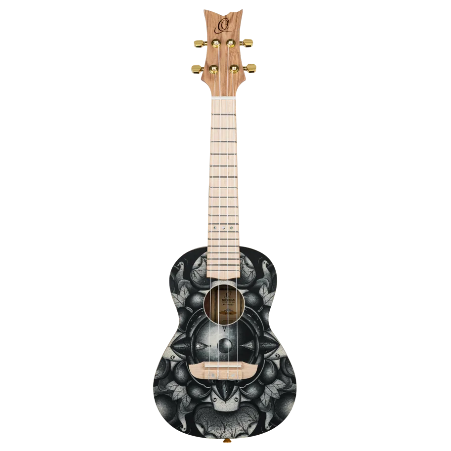 Art Series Concert Ukulele - Catalpa Birds