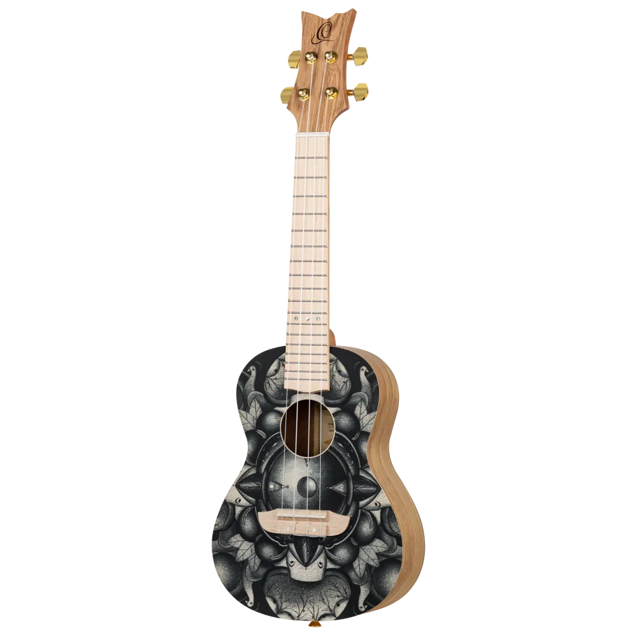 Art Series Concert Ukulele - Catalpa Birds