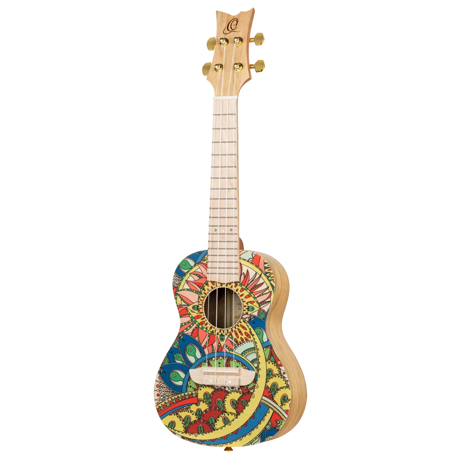 Art Series Concert Ukulele - Catalpa Mystic India