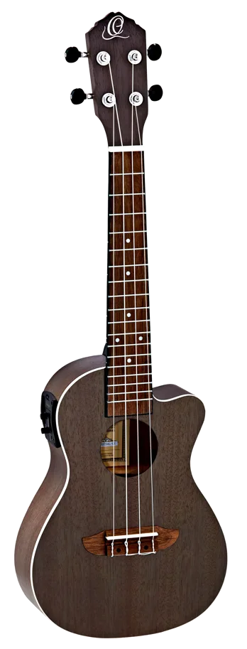Ukulele - Earth Series - Cutaway & Pickup - Coal
