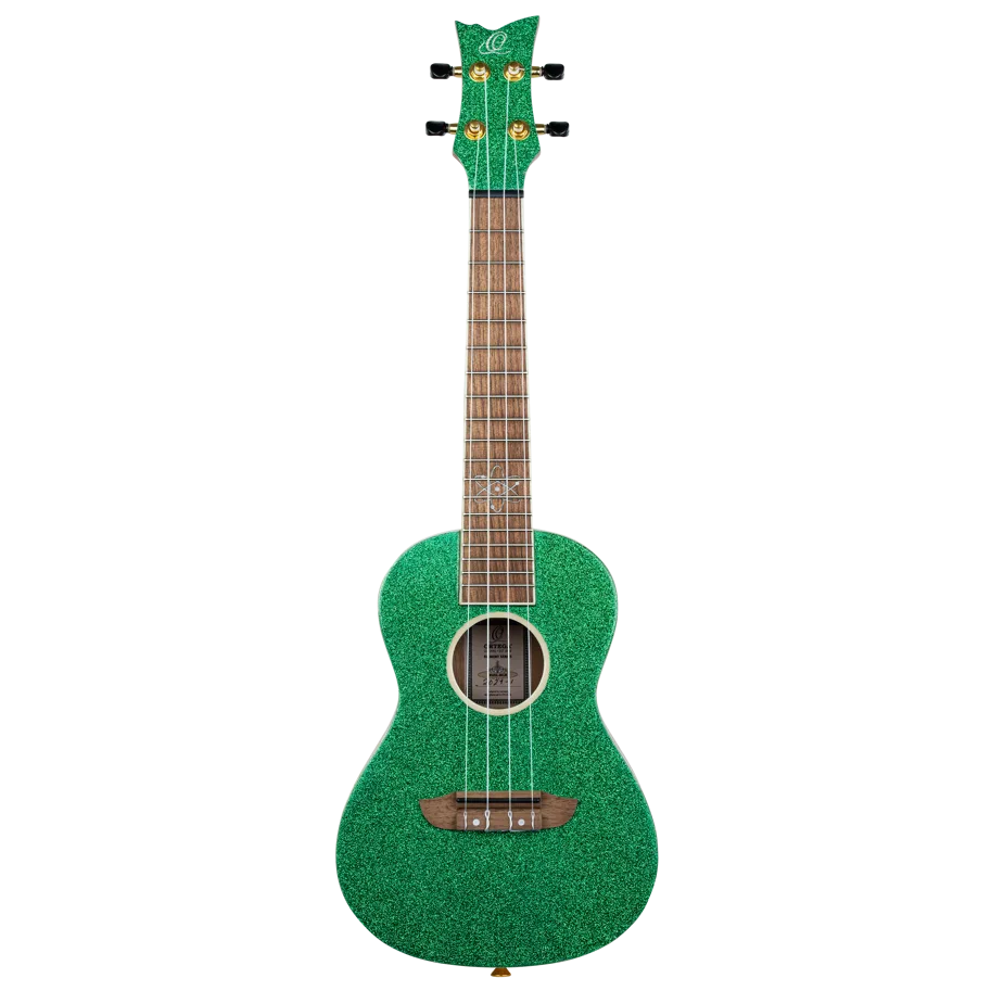 Element Series Concert Ukulele - Metallic Green