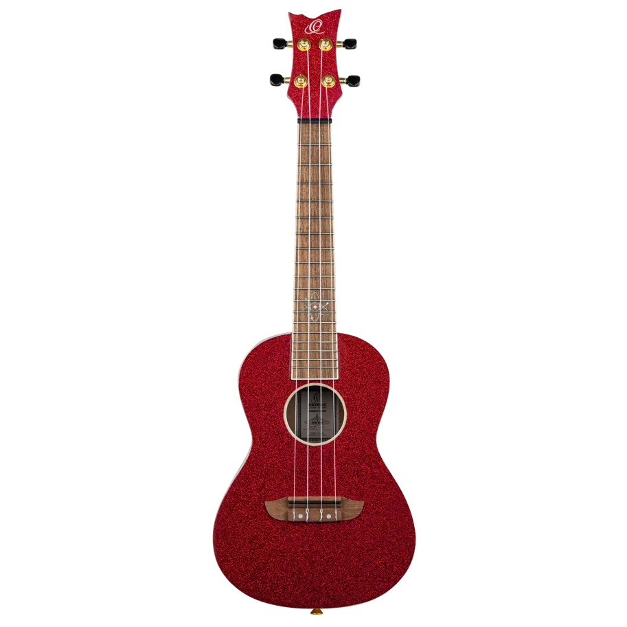 Element Series Concert Ukulele - Metallic Red