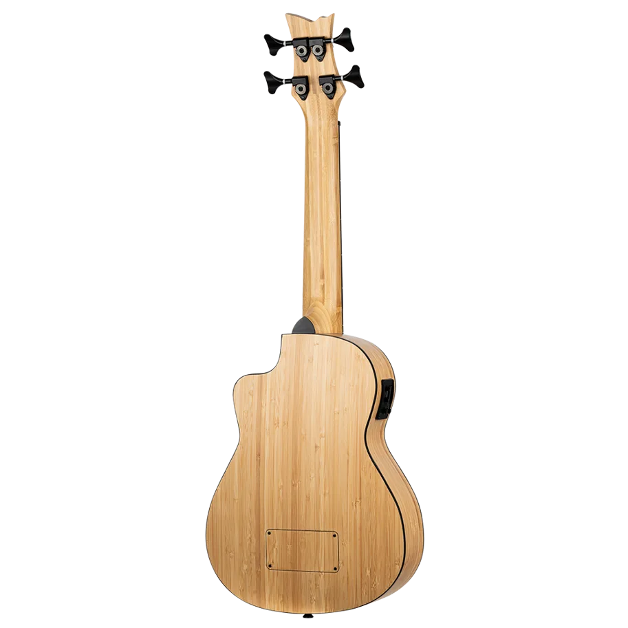 Bamboo Series Acoustic-Electric Uke Bass - Natural
