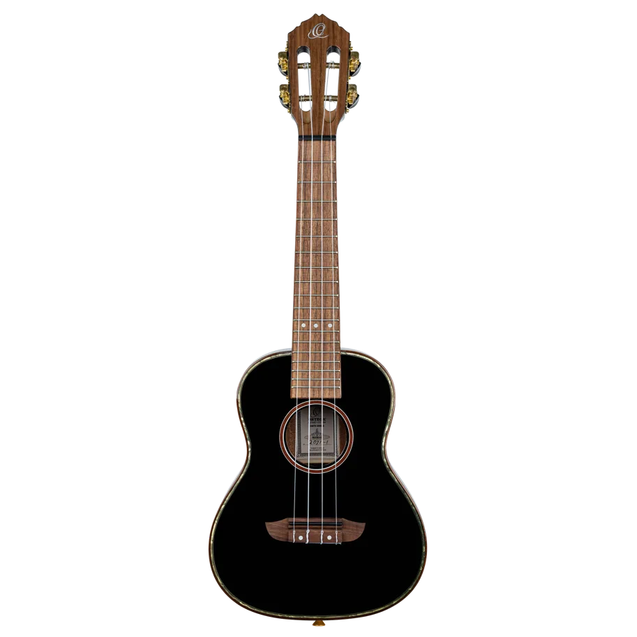Onyx Series Concert Ukulele - Black