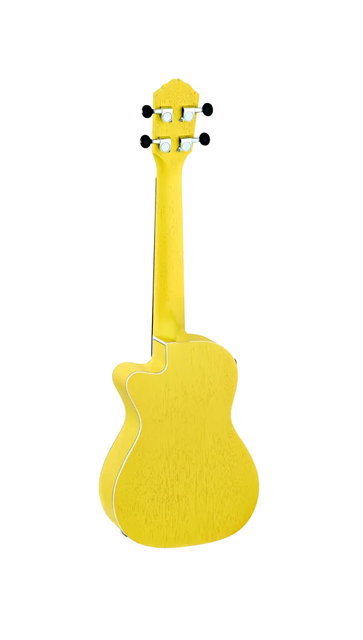 Ukulele - Earth Series - Cutaway & Pickup - Yellow