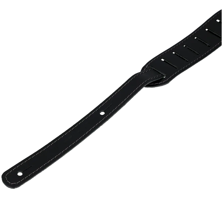 Flight Ukulele Leather Strap - Black