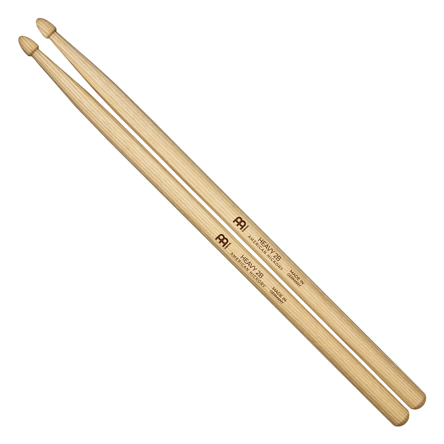 MEINL Drum Sticks - Heavy Hickory - 2B