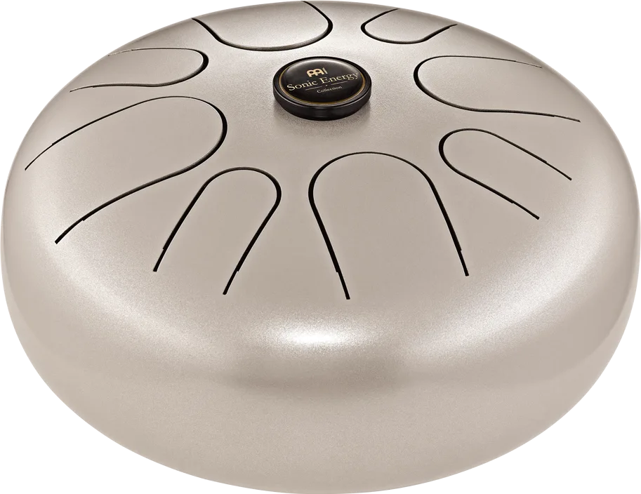 Steel Tongue Drum - G-Minor - Pearl Grey