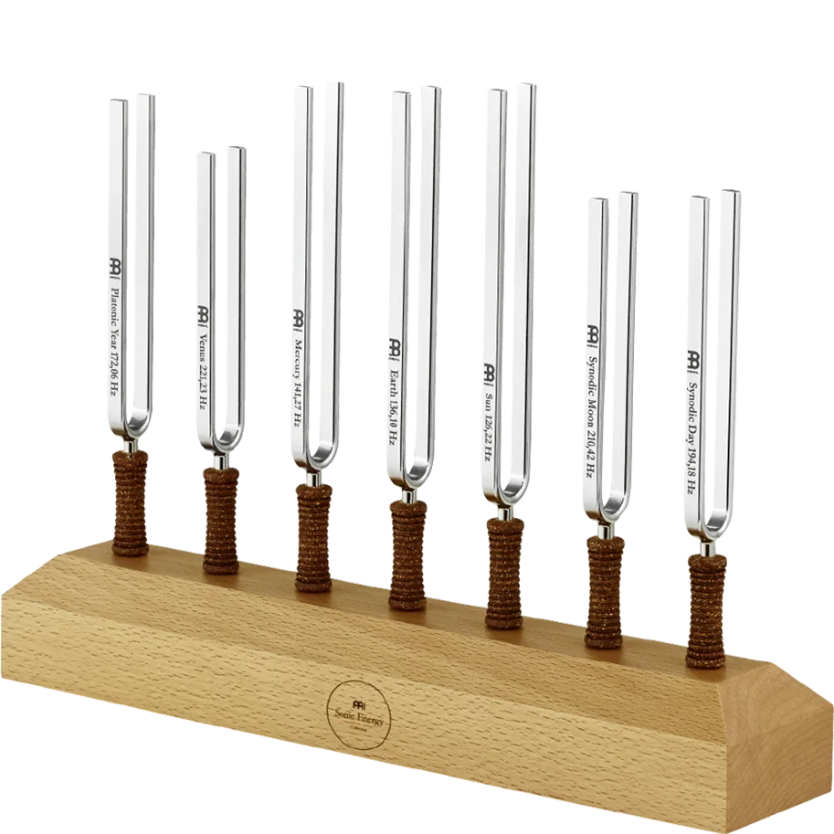 Tuning Fork Holder Chakra Set