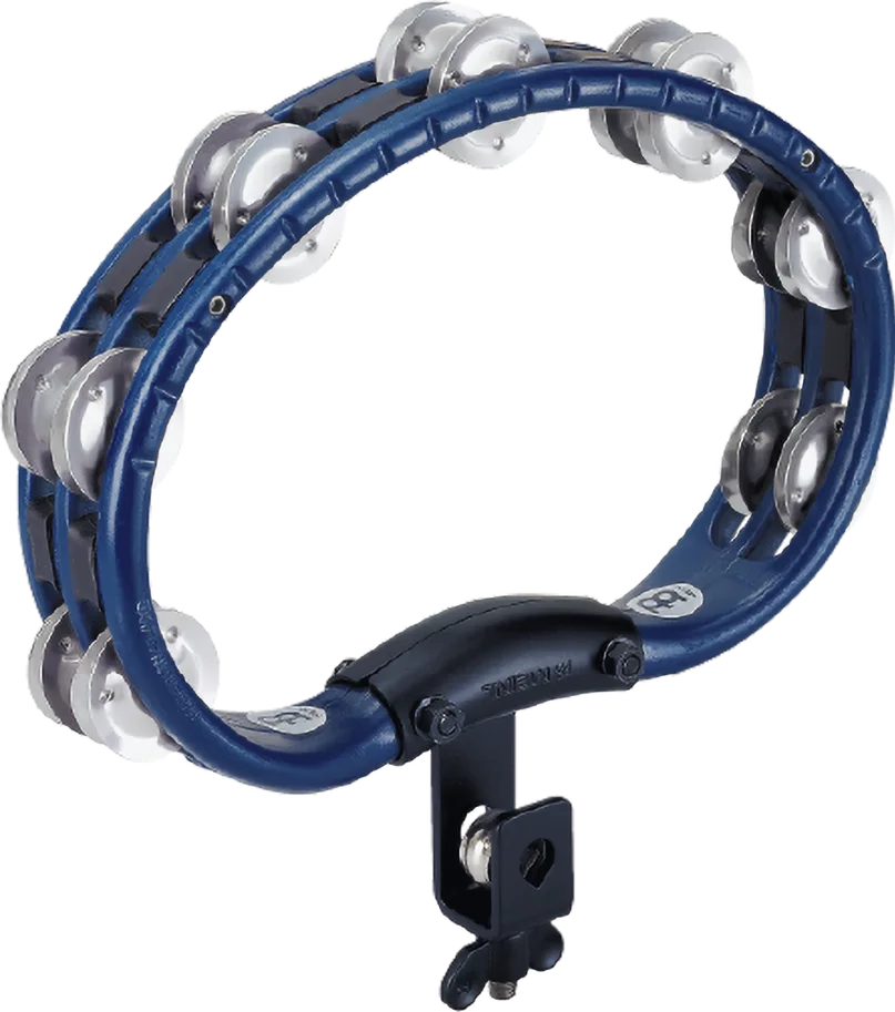 Mountable ABS Tambourine - Aluminum - Blue