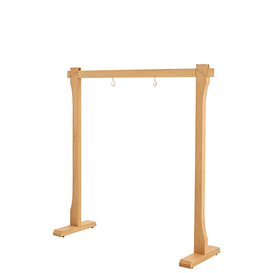 Wood Gong Stand - Large