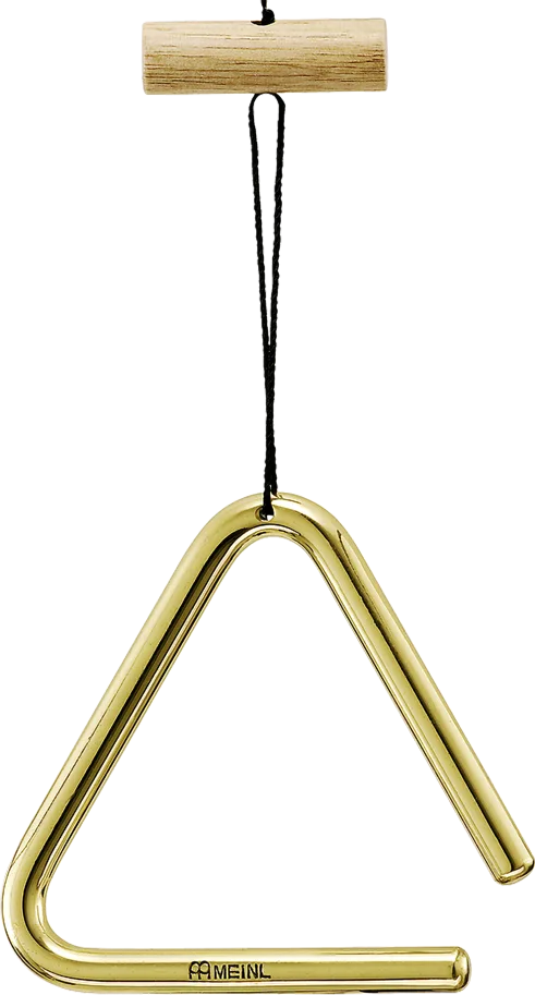 4" Triangle - Solid Brass