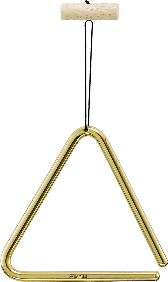 6" Triangle - Solid Brass