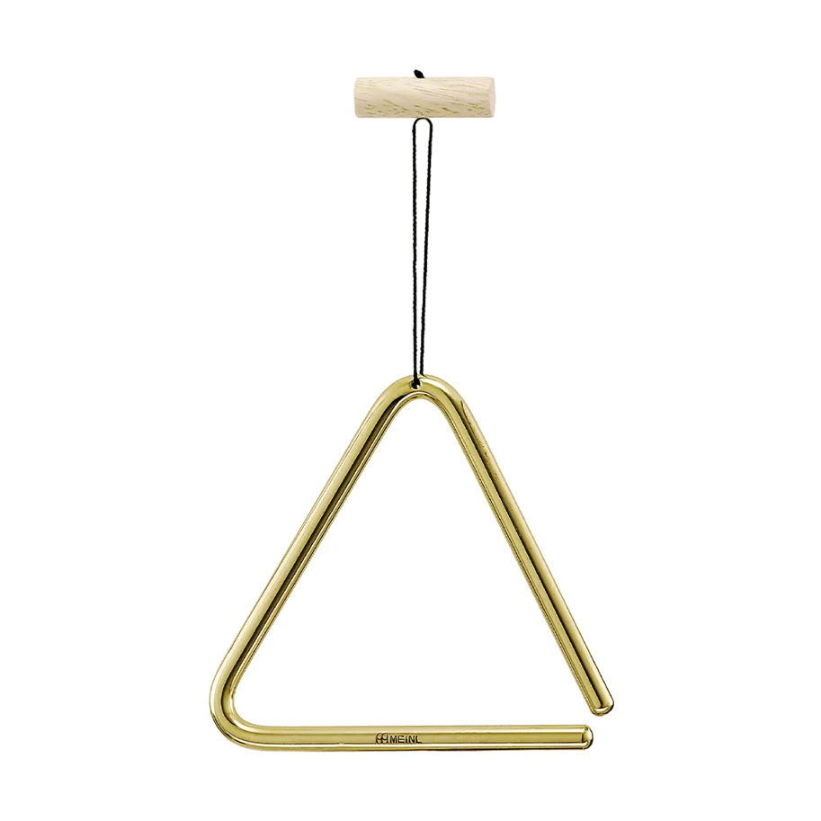 6" Triangle - Solid Brass