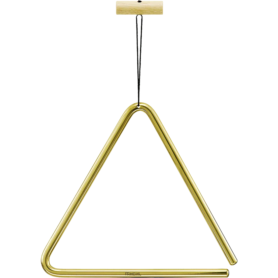 8" Triangle - Solid Brass