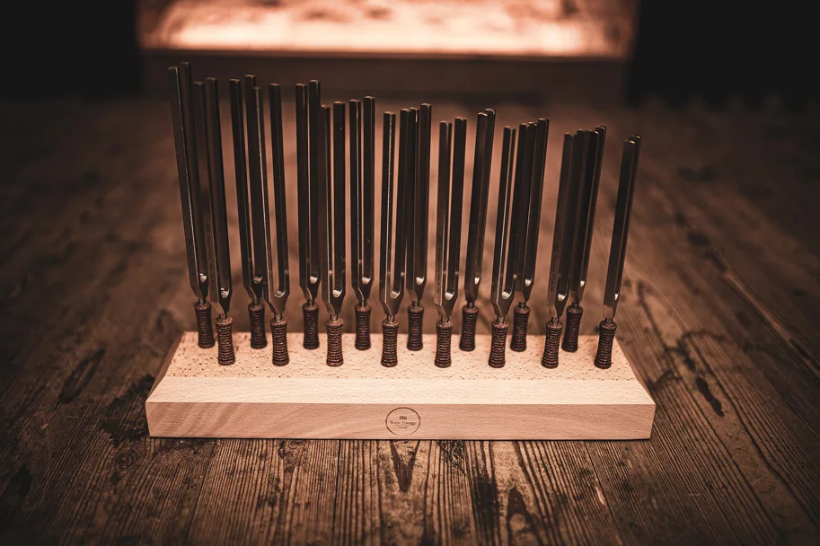 Planetary Tuned Therapy Tuning Fork Set - 16 pcs.