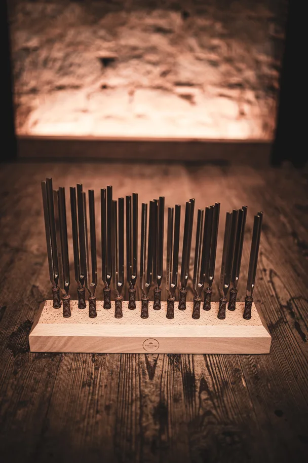 Planetary Tuned Therapy Tuning Fork Set - 16 pcs.
