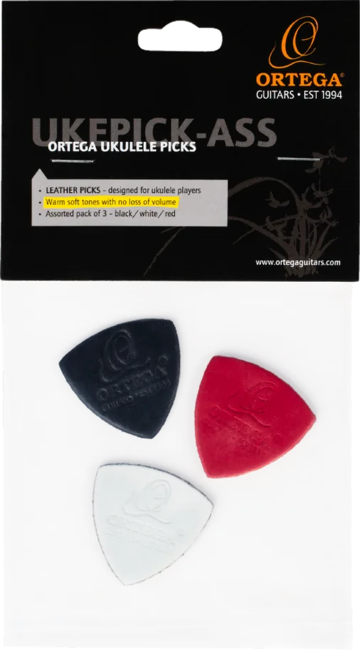 Ukulele & Nylon String Leather Picks (pack of 3)