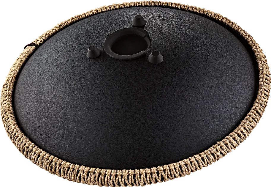 Octave Steel Tongue Drum - D-Kurd - Black