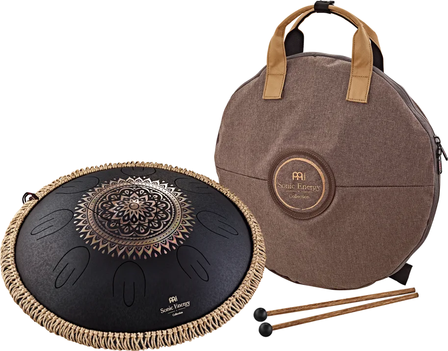 Octave Steel Tongue Drum - D-Kurd - Black Engraved