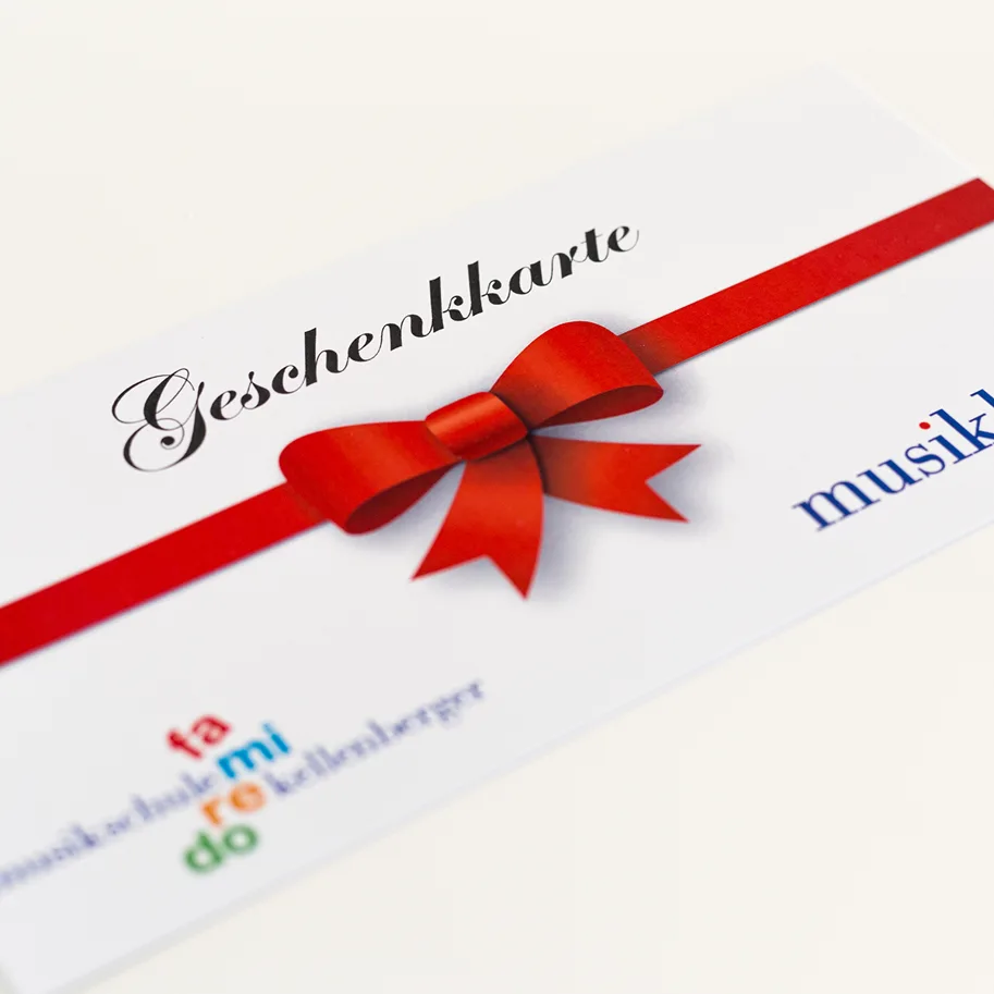 Gutschein Musikladen / Musikschule 10.-