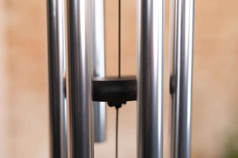 Moon Meditation Chime 32" - Silver