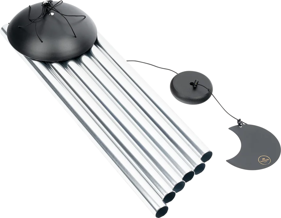 Moon Meditation Chime 44" - Silver