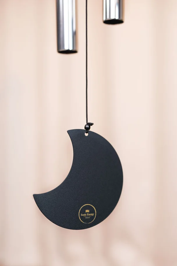 Moon Meditation Chime 44" - Silver