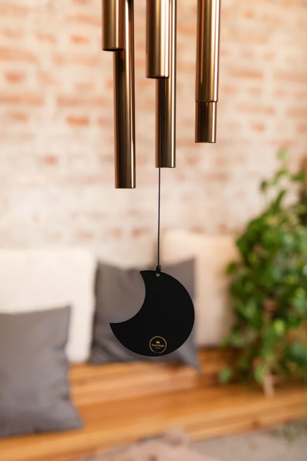 Moon Meditation Chime 44" - Bronze