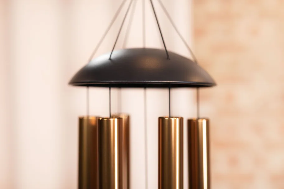 Moon Meditation Chime 44" - Bronze