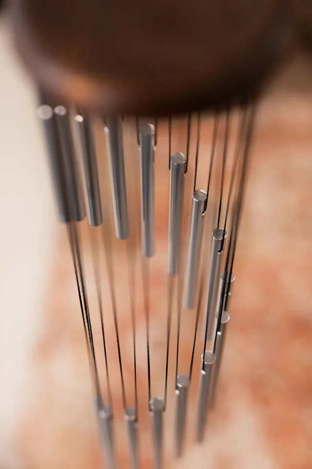 Spiral Chime 29" - Silver