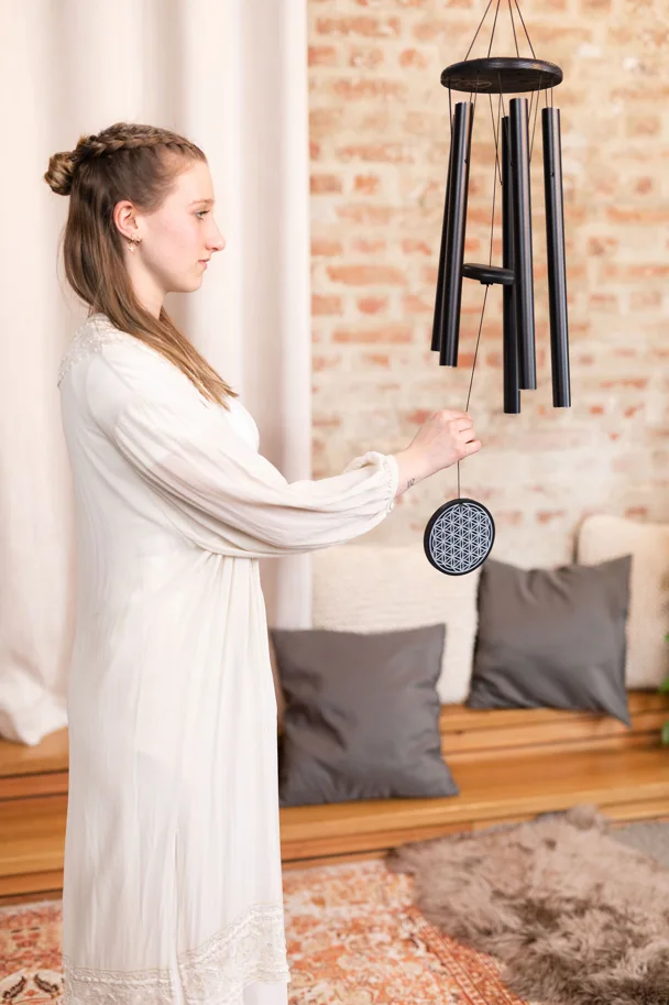 Tree of Life Meditation Chime 36" - Black