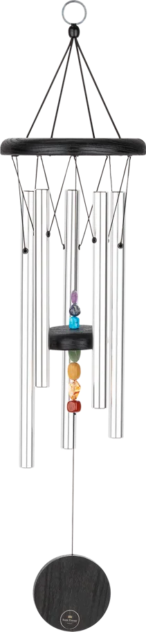 Chakra Meditation Chime 25" - Silver
