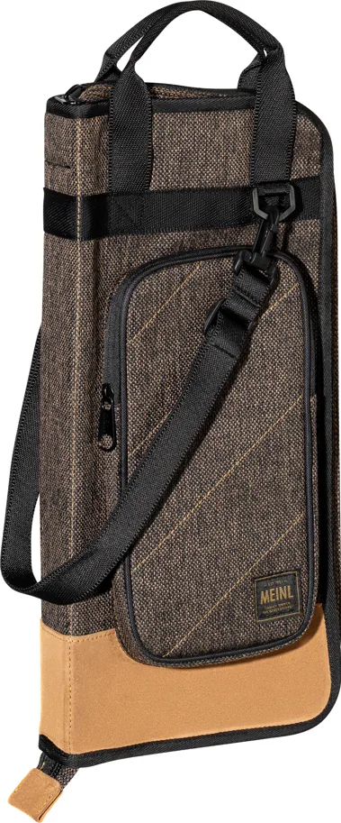 Classic Woven Stick Bag - Mocha Tweed