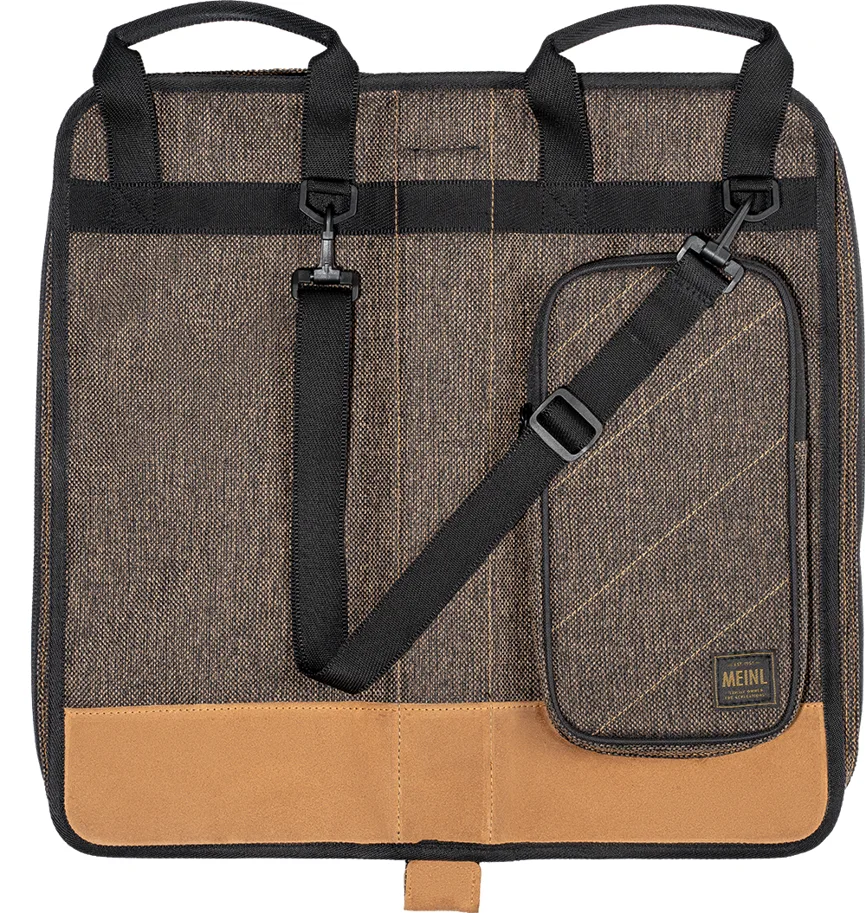Classic Woven Stick Bag - Mocha Tweed