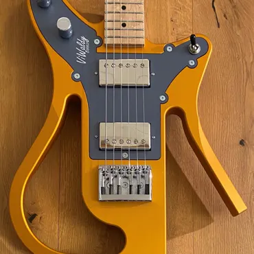 E-Gitarre ViWaldy Ben Orange/Grau