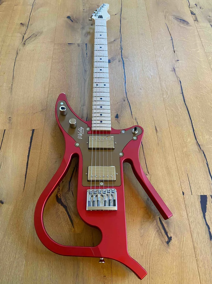 E-Gitarre ViWaldy Ben Rot/Bronze