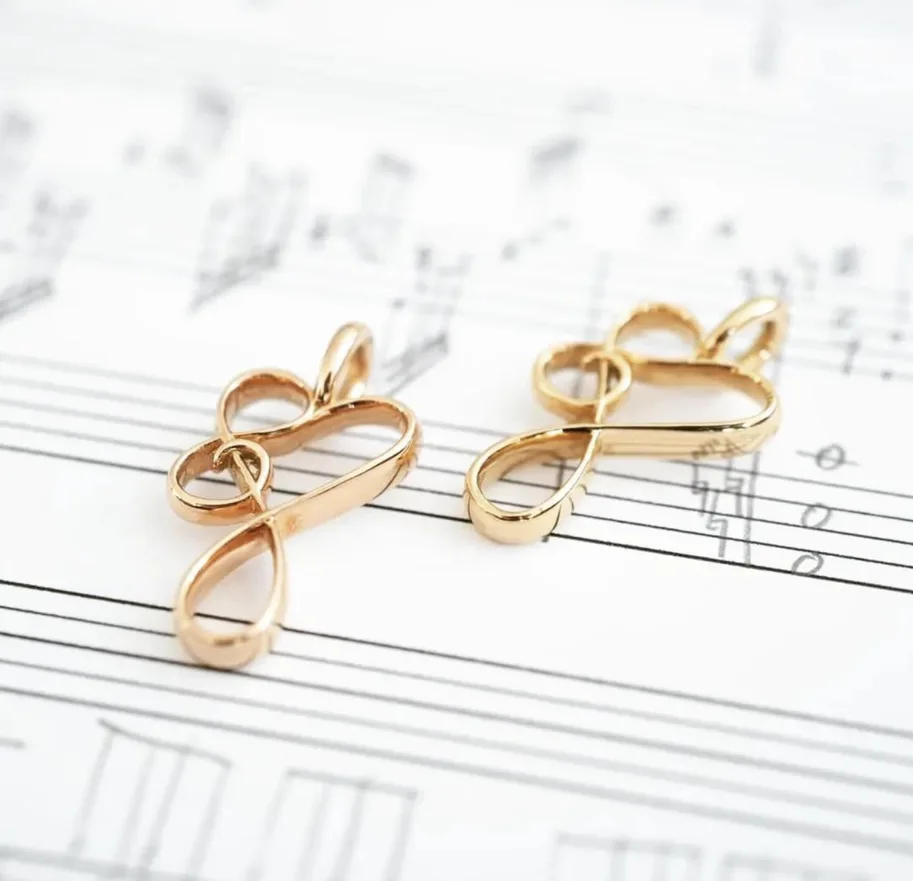 Die Liebesnote 18kt Gold