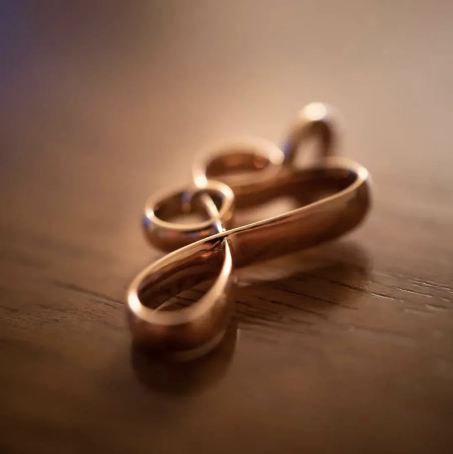 Die Liebesnote 18kt Gold