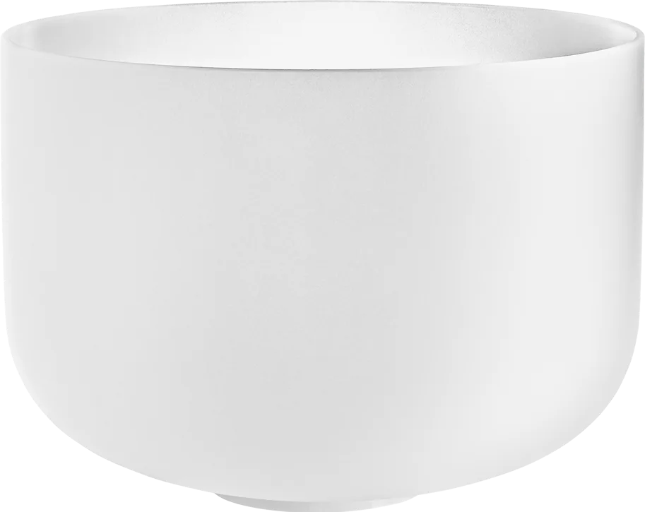 Crystal Singing Bowl 14" - G3 - Throat Chakra