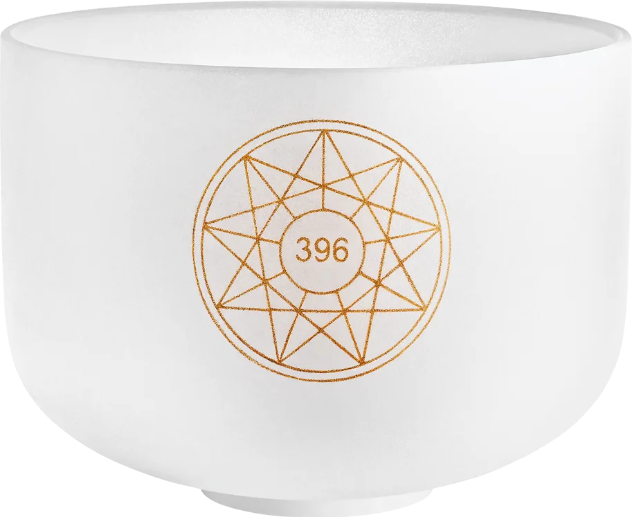 Solfeggio Crystal Singing Bowl 10" - Ut 396Hz G4