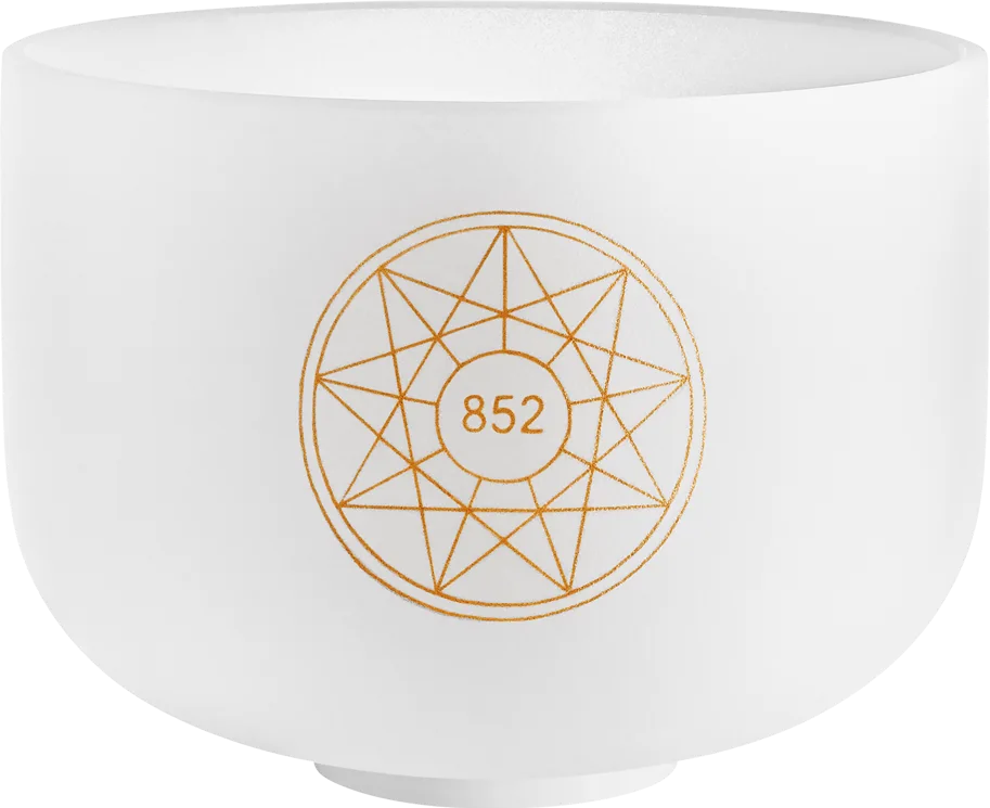 Solfeggio Crystal Singing Bowl 10" - La 852Hz G#4