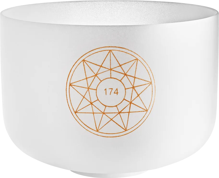 Solfeggio Crystal Singing Bowl 12" - 174Hz F3