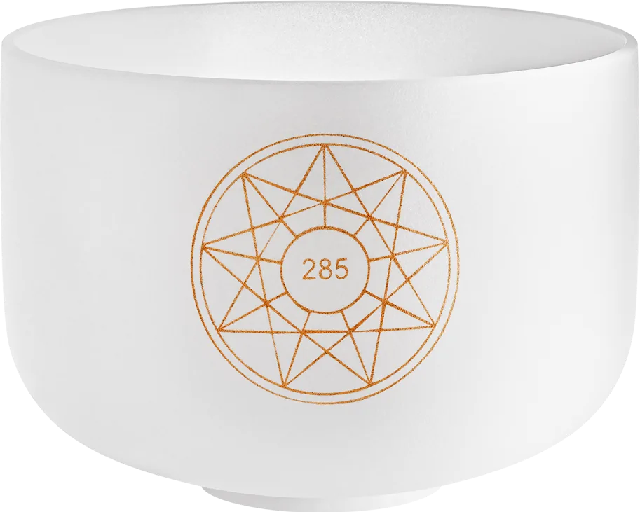 Solfeggio Crystal Singing Bowl 12" - 285Hz C#4