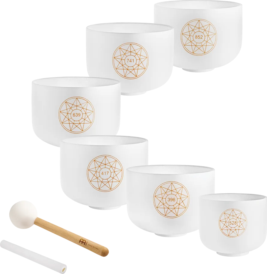 Solfeggio Crystal Singing Bowl Set